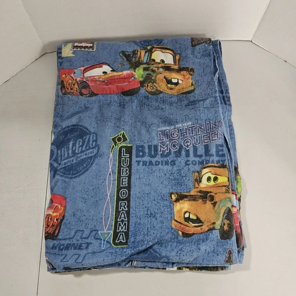 Pixar Cars Full Fitted Sheet, Top Sheet & Pillow Case Lightning McQueen 2009